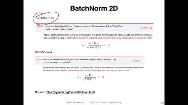 L14.2: Spatial Dropout and BatchNorm смотреть онлайн