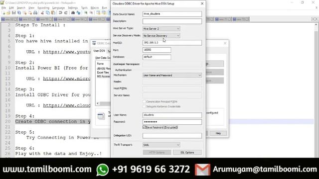 BIGDATA VISUALIZATION IN REAL TIME | HOW TO CONNECT HIVE AND POWER BI? смотреть онлайн
