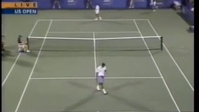 Pete Sampras great shots selection against Jaime Yzaga (US Open 1995 2R) смотреть онлайн