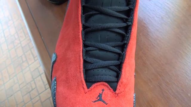 Air Jordan 14 Ferrari Red Color смотреть онлайн