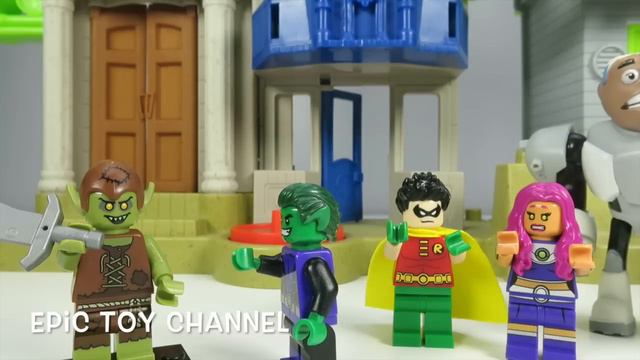 TEEN TITANS GO! Parody "Lego Goblin Turns Titans into Lego Mini Figs" a Teen Titans Go! Toy Video смотреть онлайн