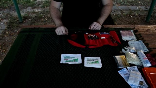 Походная Аптечка. Аптечка в тревожный чемодан /поход /сплав. / First-Aid kit /Red Fox pounch смотреть онлайн