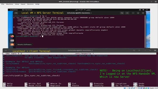 How To Setup NFS Server on a VirtualBox VM in Ubuntu 22-Part 2 | Practical Navigation | Urdu-Hindi смотреть онлайн