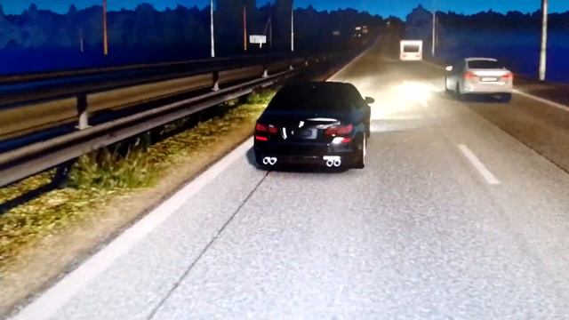 Еду на море? в Лазаревское на Бмв М5 в Евротрак симулятор 2.#eurotrucksimulator2 #bmwm5.