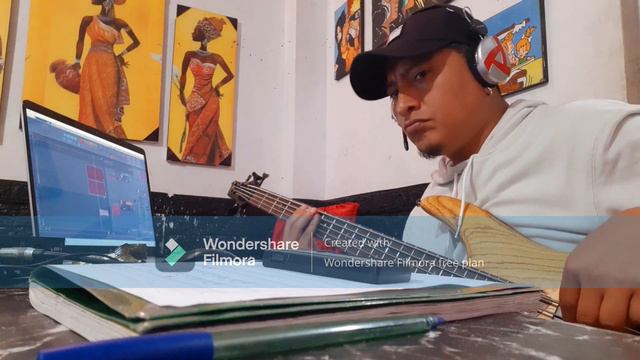 Hoja en blanco cover bass , bachata en bajo смотреть онлайн