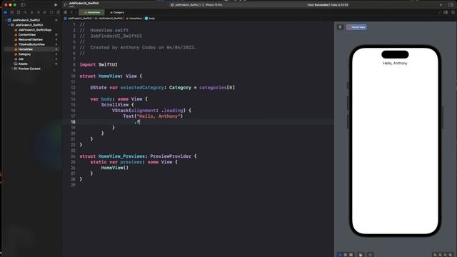 How I Created a Stunning Job Finder UI in SwiftUI and Xcode 15 WWDC 2023 смотреть онлайн