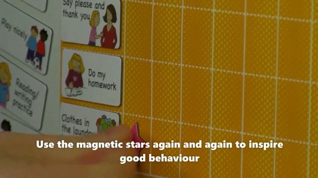 Magnetic Star Chart / Reward chart - Great Behaviour chart for children смотреть онлайн