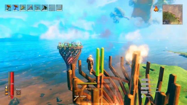 Valheim - Spiral Portal Hub! (Timelapse Build + Walkthrough) смотреть онлайн