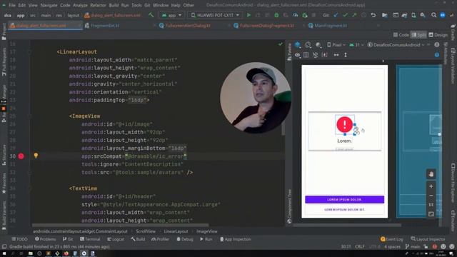TELA CHEIA? COMO CRIAR UM FULLSCREEN DIALOG PERSONALIZADO EM KOTLIN NO ANDROID STUDIO смотреть онлайн