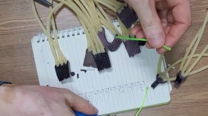 Переделываю тройные тяги для рогатки под дротики #fishing #slingshotfishing #낚시