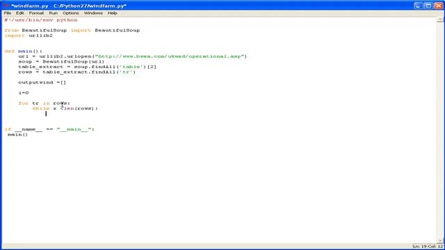 Downloading, parsing and processing UK Wind Farm data смотреть онлайн