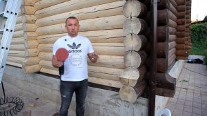 Покраска сруба. Оживление мертвеца