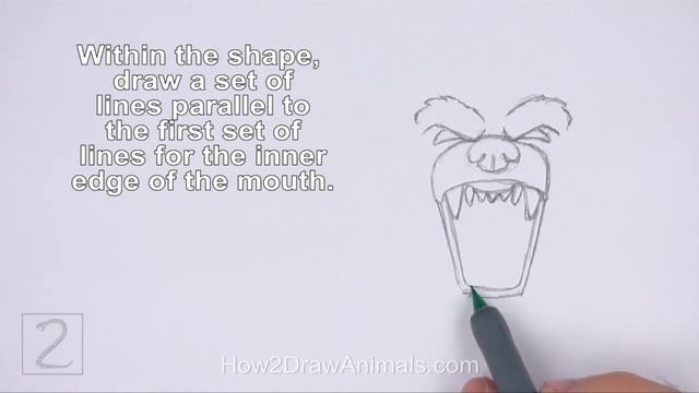 How to Draw a Bear Head Roaring (Cartoon) смотреть онлайн
