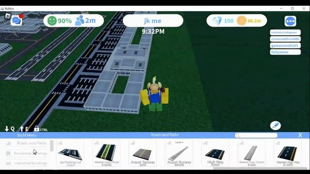 How to make a simple and small airport in Mini Cities Roblox смотреть онлайн