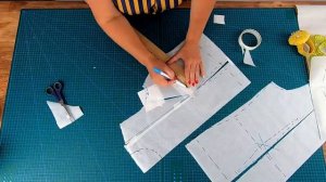 Копируем брендовую блузу. Легкая летняя блуза из шифона своими руками.mp4