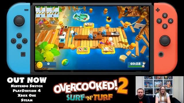 Overcooked! 2 - Surf 'n' Turf DLC ¦ The Escapists: Complete Edition смотреть онлайн