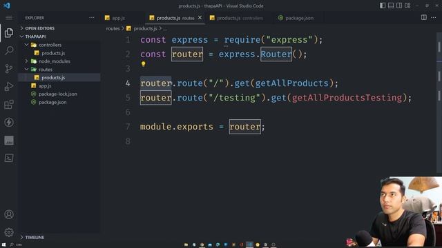 Rest API #3: Setup Routes & Controllers using Express Routers in Hindi смотреть онлайн