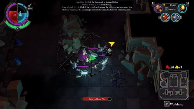 [Full Gameplay]: Undead Horde - Part 2 (1 of 2) - Destroying the Catacombs (All Secrets Found) смотреть онлайн