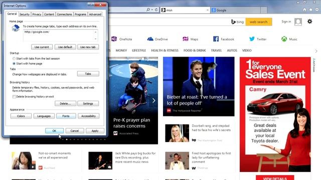 How to eliminate automatically opening tabs in Internet Explorer смотреть онлайн