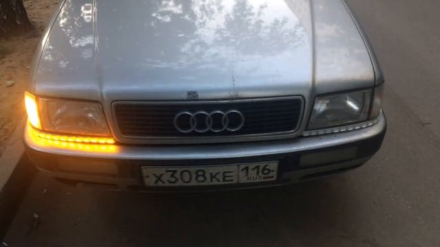 Дневные огни на Ауди 80 б4 смотреть онлайн