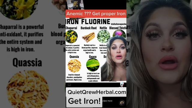 Anemic? use Herbs for Iron!! on QuietQrewHerbal.com #anemic #iron #bloodborne #blooddisorder смотреть онлайн