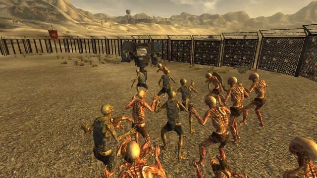010011110110111001100101 vs 30 Feral Ghouls | Fallout New Vegas npc battles смотреть онлайн