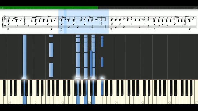 Anastacia - I belong to you feat. Eros Ramazzotti [Piano Tutorial] Synthesia смотреть онлайн