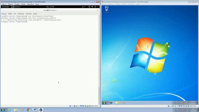 Configurando DHCP no Servidor Linux Debian 192.168.9.0/24 смотреть онлайн