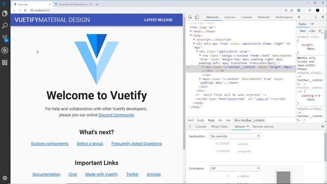 Vuetify Tutorial #3 - Vuetify Basics смотреть онлайн