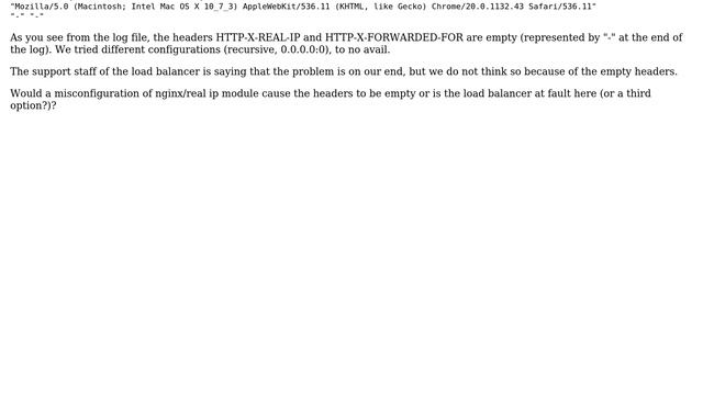 X-Real-IP header empty with nginx behind a load balancer (2 Solutions!!) смотреть онлайн