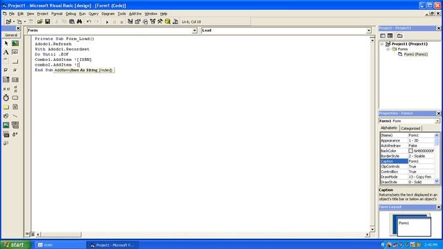 Visual Basic 6.0 Load combobox from database and show Gridview corresponding to Combox value смотреть онлайн