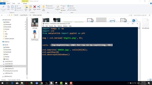 Machine learning với OpenCV python - Bài 11 Nhận dạng chữ viết tay sử dụng KNN phần 1 смотреть онлайн
