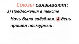 7 класс. Урок 1.  Союз. Союзы простые и составные