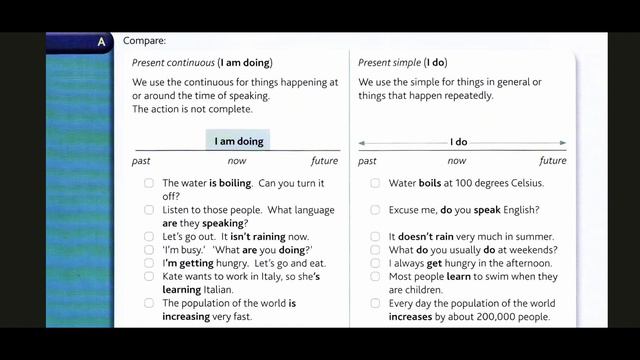 UNIT 3. PRESENT CONTINUOUS & PRESENT SIMPLE 1 ( in HINDI) смотреть онлайн