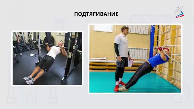 Подтягивание на низкой перекладине, кувырок назад смотреть онлайн