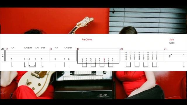 Seven Nation Army - The White Stripes | Guitar Backing Track with Tabs | Original Tunning EAEAC#E смотреть онлайн