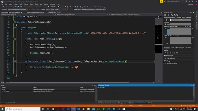 (Update 2020) Create basic Messaging Telegram Bot with c# .net смотреть онлайн