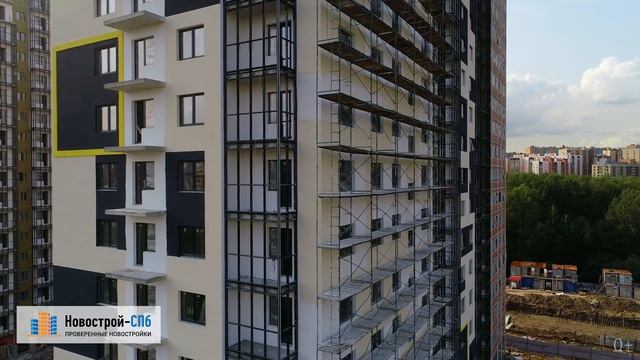 Обзор с воздуха ЖК «Гольфстрим» от застройщика «Арсенал-Недвижимость» (аэросъемка: август 2018 г.) смотреть онлайн