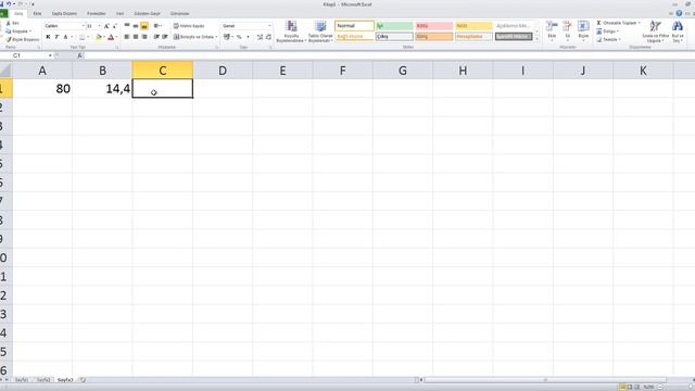 EXCEL DERS 3 - YÜZDELİ İŞLEM YAPMA смотреть онлайн