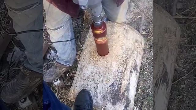 Длинная коронка по дереву 76х450 смотреть онлайн