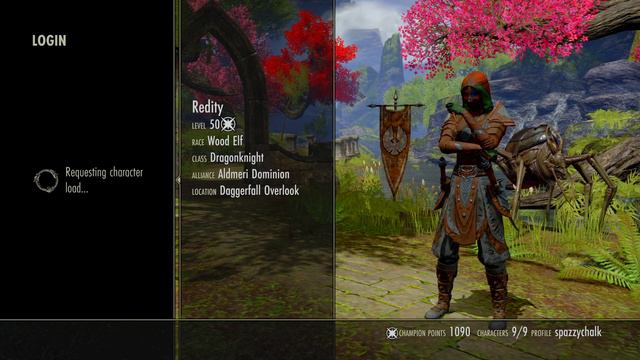 ESO Issue: Stuck on infinite Character Load screen смотреть онлайн