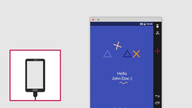 Genymotion Android Emulator – Multi-touch Remote Control Widget смотреть онлайн