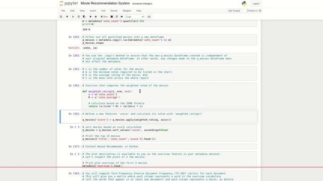 Movie Recommendation System смотреть онлайн