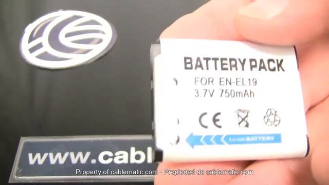 Batería compatible con Nikon® EN-EL19 distribuido por CABLEMATIC ® смотреть онлайн