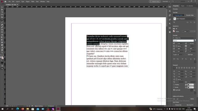 How To Make Text Bold Adobe InDesign Tutorial смотреть онлайн