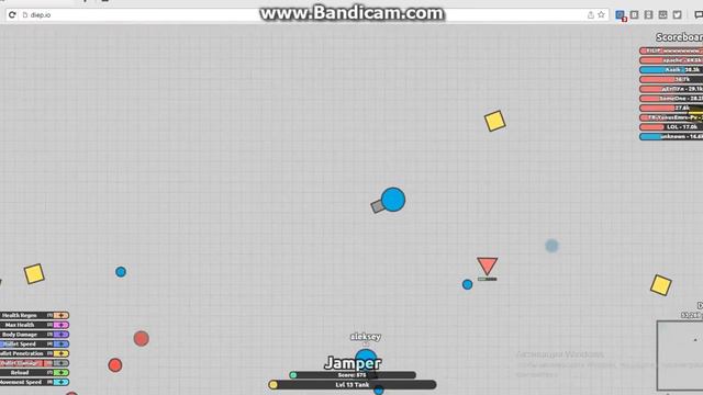 Обзор командного режима в Diep.io смотреть онлайн