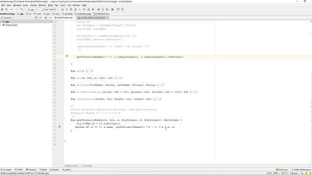 Kotlin Beginner | Kotlin | Training | Learn Kotlin By Making App | Recursive Function смотреть онлайн