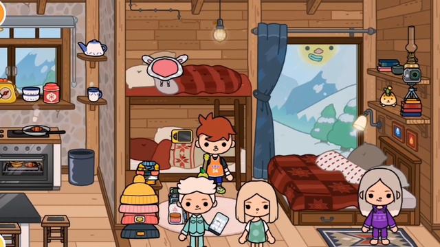 Последний день на зимнем курорте 🏔️🎿//влог//тока бока //toca boca // смотреть онлайн