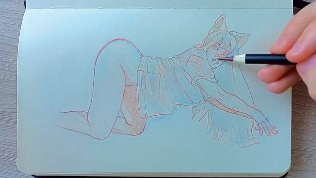 Рисунок — девушка кошка | Как нарисовать девушку смотреть онлайн