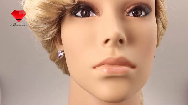 Bije.ru: Серьги-сердечки с покрытием из белого золота и кристаллами Swarovski Waltraud (Вальтрауд) смотреть онлайн